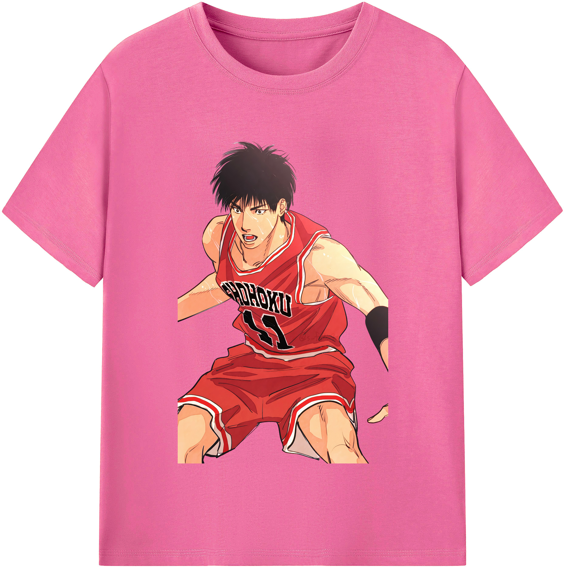 （画像用） SLAM DUNK／スラムダンク レディースカジュアルプリントTシャツ（綿100％）